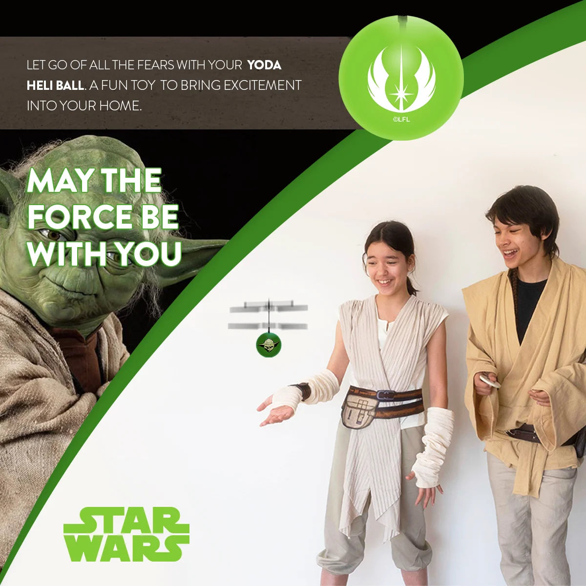 Star Wars Yoda IR UFO Ball Helicopter