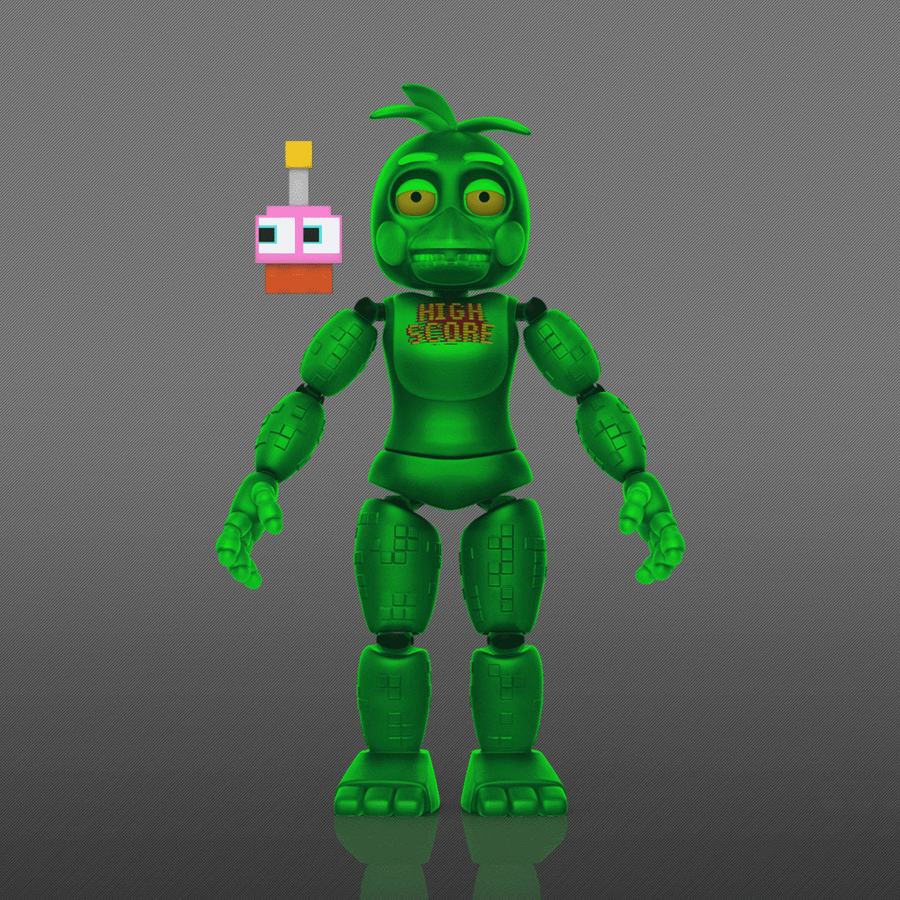 Action Figure: Five Nights at Freddy'S - High Score Chica (Glow)