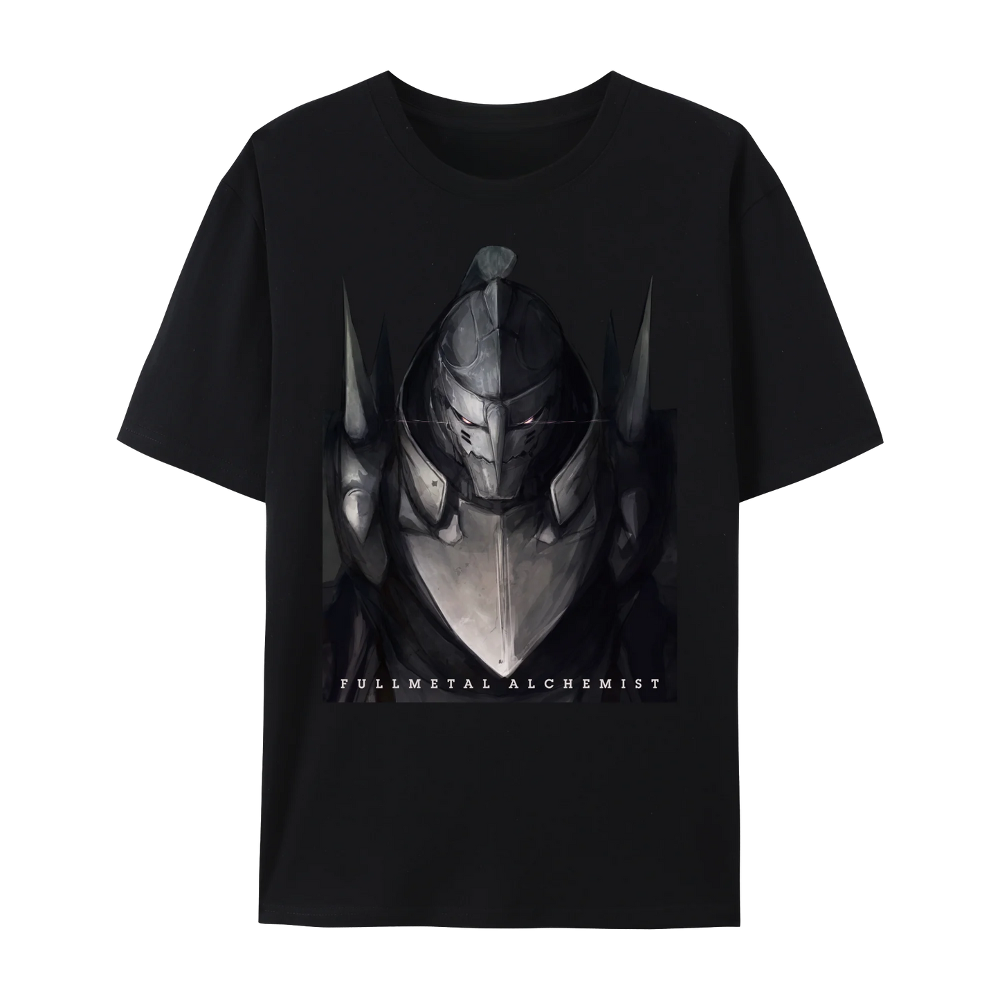 Fullmetal Anime Alchemist Edward & Alphonse Graphic Cotton T-Shirt, Japanese Anime Unisex Short Sleeve Crewneck Shirt