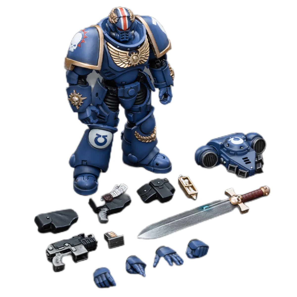 JOYTOY Warhammer 40K 1/18 Action Figure Space Ultramarines Primaris Lieutenant Argaranthe Anime figures Toys Model