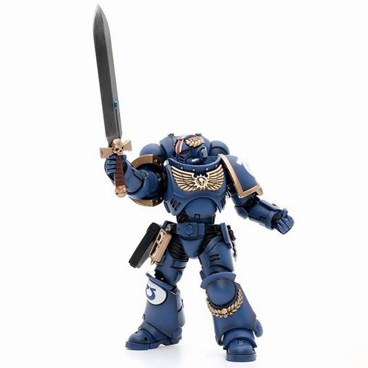 JOYTOY Warhammer 40K 1/18 Action Figure Space Ultramarines Primaris Lieutenant Argaranthe Anime figures Toys Model