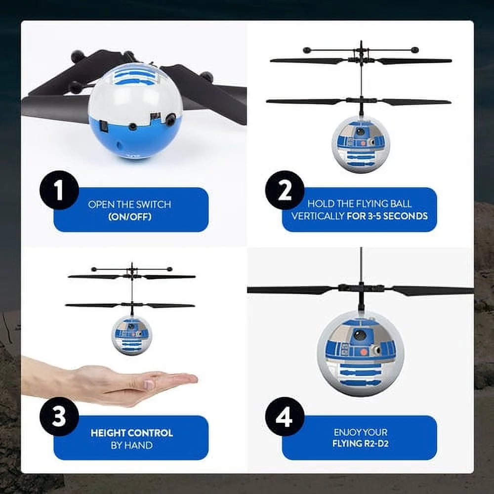 Star Wars R2-D2 IR UFO Ball Helicopter